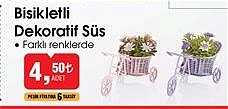 Bisikletli Dekoratif Süs image