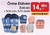 Örme Eldiven Bebek image