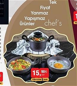 Chef's Yanmaz Yapışmaz Ürünler/Adet image