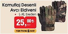 Kamuflaj Desenli Avcı Eldiveni image