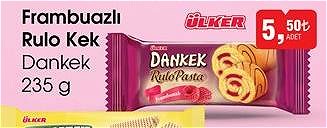 Ülker Dankek Frambuazlı Rulo Kek 235 g image