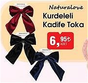Naturalove Kurdeleli Kadife Toka image