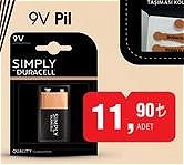 Duracell 9 V Pil image