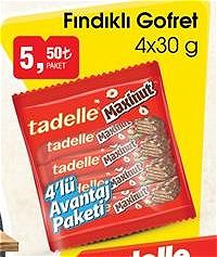 Tadelle Fındıklı Gofret 4x30 g image