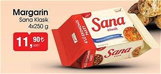 Sana Klasik Margarin 4x250 g image