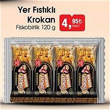 Fiskobirlik Yer Fıstıklı Krokan 120 g image