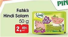 Pınar Fıstıklı Hindi Salam 50 g image