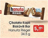 Hanuta Riegel Çikolata Kaplı Bisküvili Bar 34,5 g image