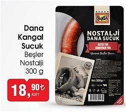 Beşler Nostalji Dana Kangal Sucuk 300 g image