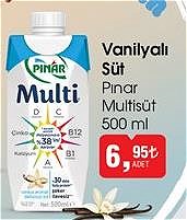Pınar Multisüt Vanilyalı Süt 500 ml image