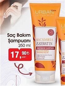 Urban Care Macadamia Özlü Saç Bakım Şampuanı 250 ml image