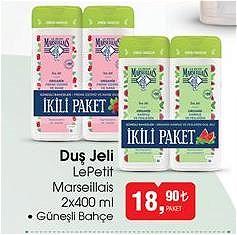 Le Petit Marseillais Güneşli Bahçe Duş Jeli 2x400 ml image