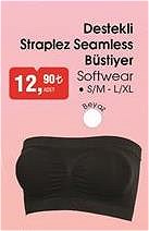 Softwear Destekli Straplez Seamless Büstiyer image