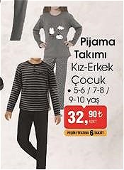 Pijama Takımı Kız-Erkek Çocuk image