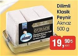 Aknaz Dilimli Klasik Peynir 500 g image