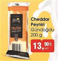 Gündoğdu Cheddar Peyniri 200 g image