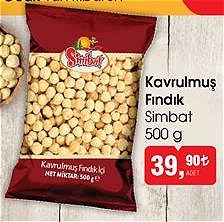 Simbat Kavrulmuş Fındık 500 g image