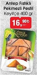 Keyifçe Antep Fıstıklı Pekmezli Pestil 400 gr image