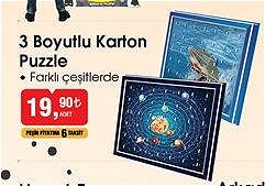 3 boyutlu Karton Puzzle image