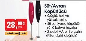 Süt/Ayran Köpürtücü image