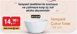 Arcopal Temperli Çukur Kase 24 cm image