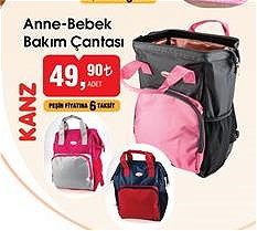 kanz anne bebek bakim cantasi indirimde market