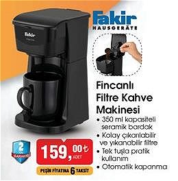 Fakir Fincanlı Filtre Kahve Makinesi image