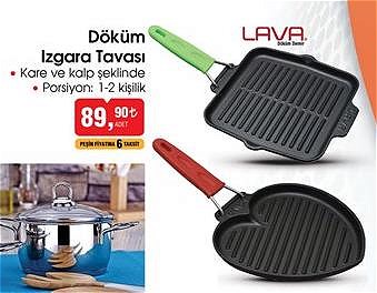 Lava Döküm Izgara Tavası  image