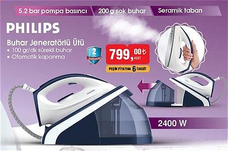 Philips Buhar Jeneratörlü Ütü 2400 W image