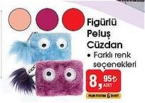 Figürlü Peluş Cüzdan image