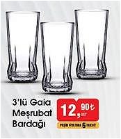 Paşabahçe 3'lü Gaia Meşrubat Bardağı image