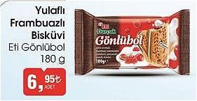 Eti Gönlübol Yulaflı Frambuazlı Bisküvi 180 g image