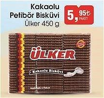 Ülker Kakaolu Petibör Bisküvi 450 g image