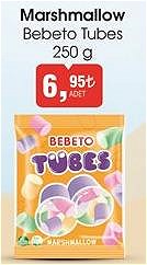 Bebeto Tubes Marshmallow 250 g image