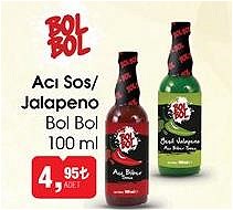 Bol Bol 100 ml Acı Sos/Jalapeno  image