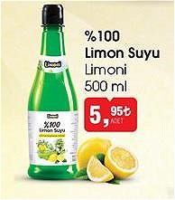 Limoni 500 ml %100 Limon Suyu image