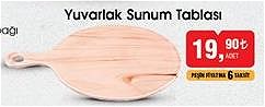 Casilda Home Yuvarlak Sunum Tablası image