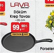 Lava Döküm Krep Tavası 26 cm image