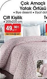 Casilda Home Çok Amaçlı Yatak Örtüsü Çift Kişilik 200x220 cm image