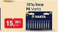 Varta 10'lu İnce Pil image