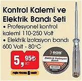 Kontrol Kalemi ve Elektrik Bandı Seti image