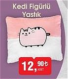 Kedi Figürlü Yastık image