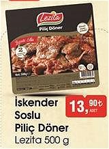 Lezita İskender Soslu Piliç Döner 500 g image