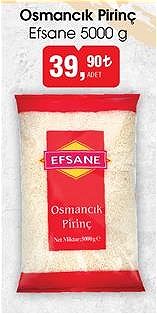 Efsane 5000 g Osmancık Pirinç image