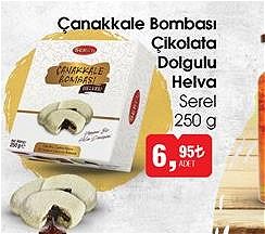 Serel 250 g Çanakkale Bombası Çikolata Dolgulu Helva image