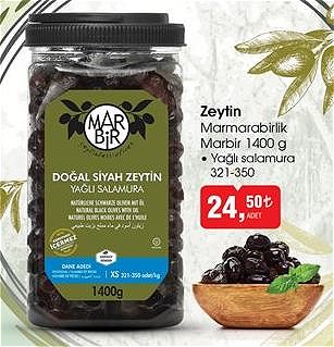 Marmarabirlik Marbir 1400 g Yağlı Salamura 321-350 image