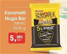 Ülker Metro Karamelli Nuga Bar 5x36 g image