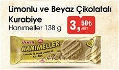 Ülker Hanımeller Limonlu ve Beyaz Çikolatalı Kurabiye 138 g image