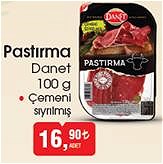Danet 100 g Çemeni Sıyrılmış Pastırma image
