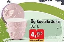 Üç Boyutlu Saksı 0,7 l image